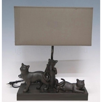 Лампа с кошками 