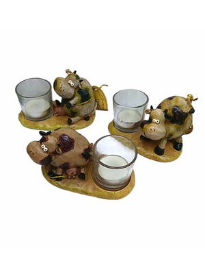 Корова подсвечник