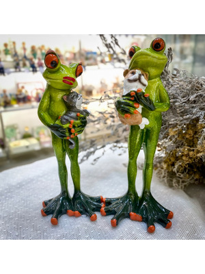 Лягушка с кошкой, лягушка с собачкой (*2) 
