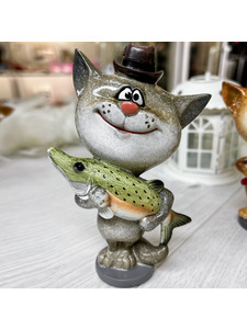 Кот с щукой (*2) 