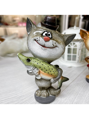 Кот с щукой (*2) 